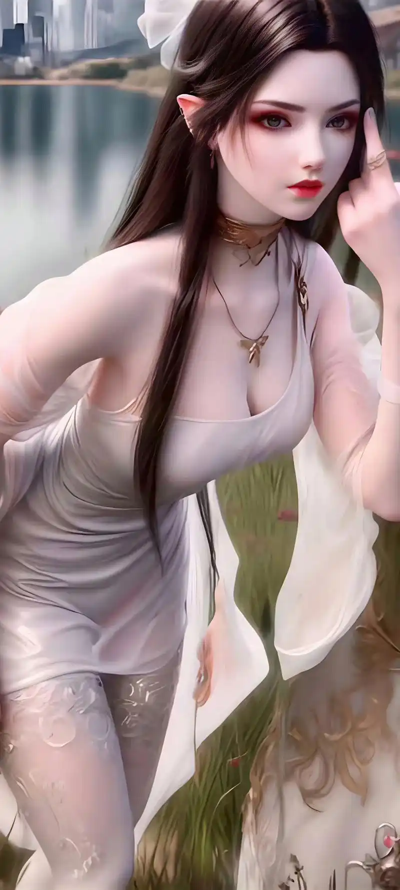 斗破苍穹# 白裙美杜莎女王高清壁纸,等你来拿!