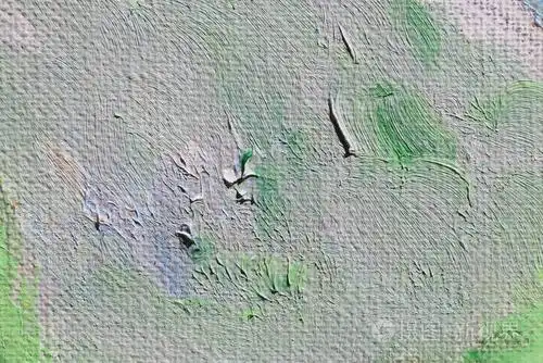 油画颜料在床单上.抽象艺术背景.粗毛织物纹理.油漆的笔触