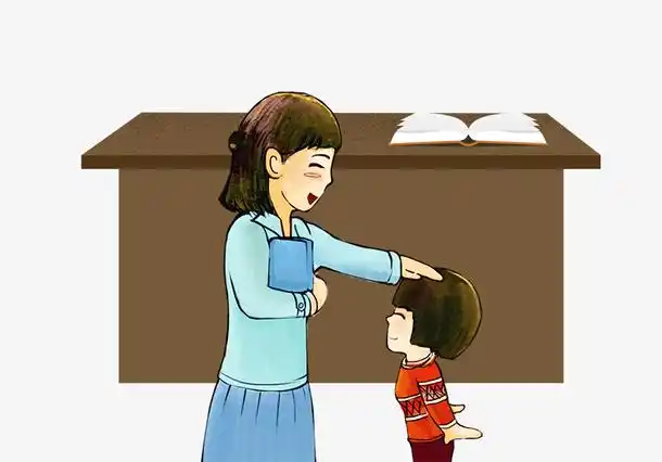 免抠卡通手绘开学季老师与学生