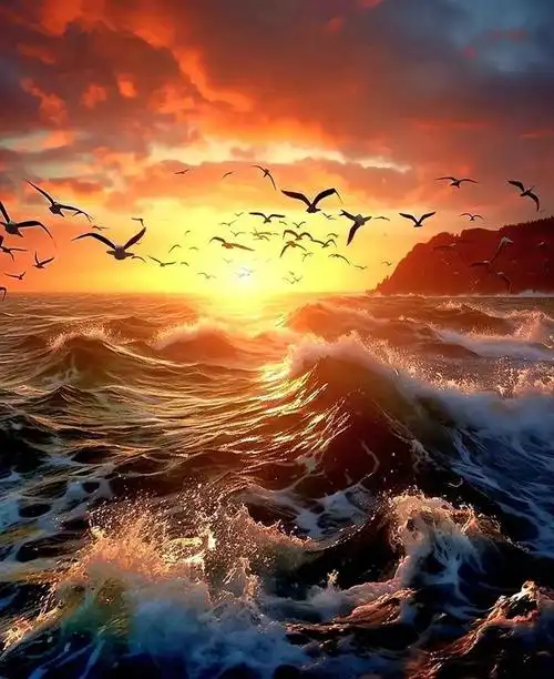 美图欣赏——日出东海