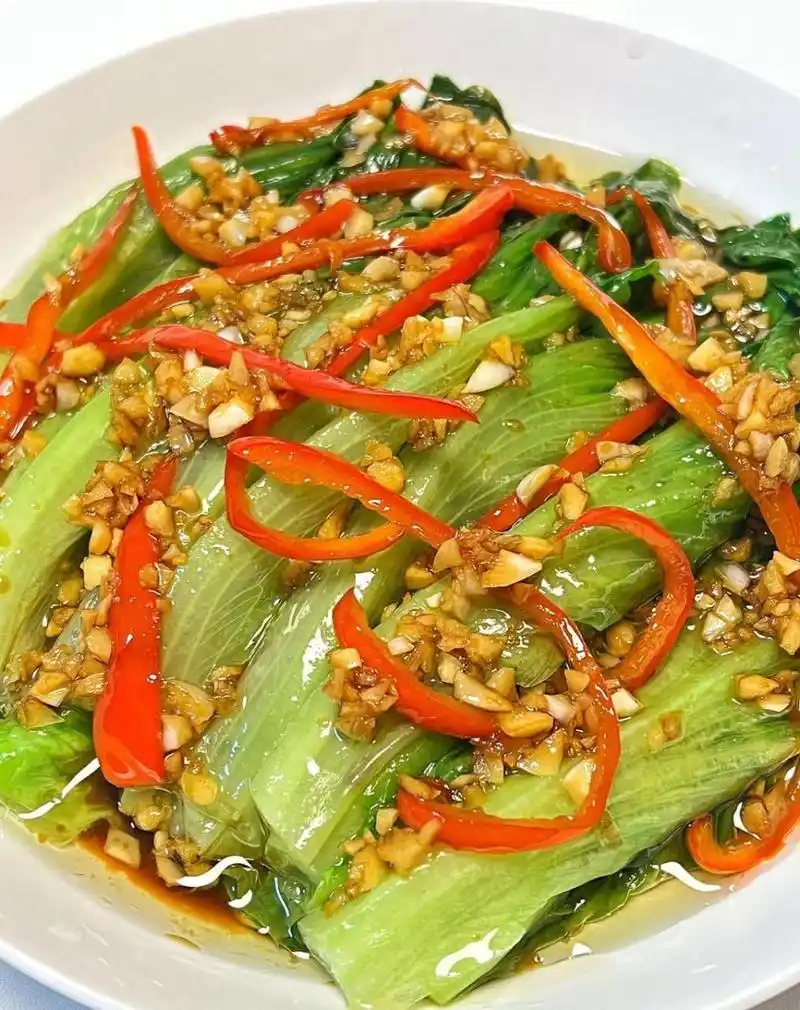 97白灼生菜|烹饪简单营养丰富越吃越瘦01|||今天来做一道白灼生菜