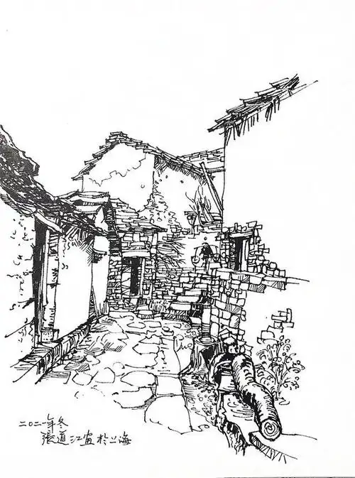 风景速写怎样画才有味道来欣赏一下