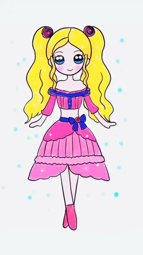 画卡通动画 叶罗丽莫纱 小明星