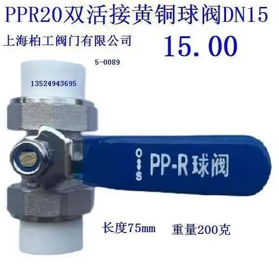 ppr双活接黄铜球阀.#人生不容易只有靠自己才能得到你想要的 - 抖音