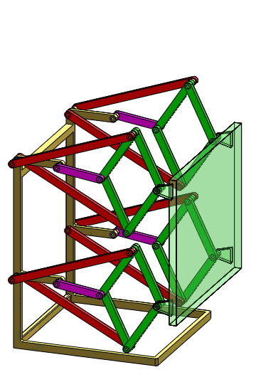 垂直升降连杆机构