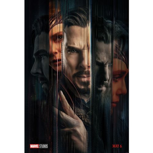 电影海报制作奇异博士2:疯狂多元宇宙电影周边房间寝室贴画墙画