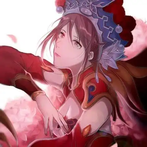 虞姬头像明媚如风轻盈似箭