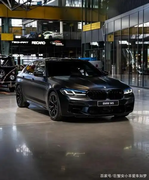 黑武士宝马m5,这样的姿态谁不爱?