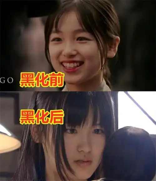 "小萝莉"黑化前vs后,桥本环奈还好,看到中国的她:微笑都吓到了我!
