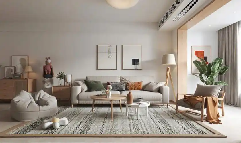 简约北欧原木风效果出图#装修  #衡阳装修  #衡阳  #原木风  #北欧风