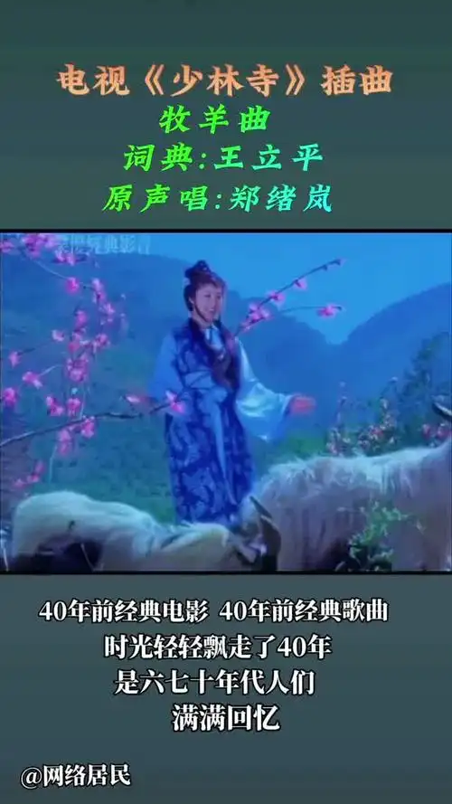 怀旧经典影视 #少林寺插曲#牧羊曲
