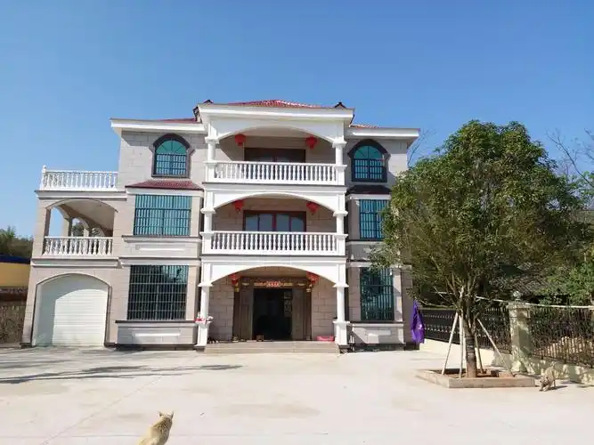 农村新房建设,累并快乐着