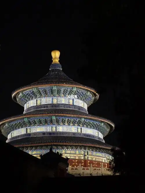 用记录生活夜游天坛祈年殿