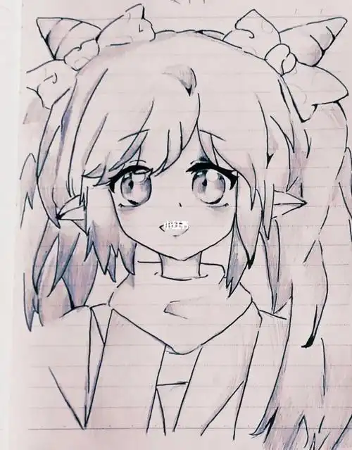 绘画美羊羊拟人