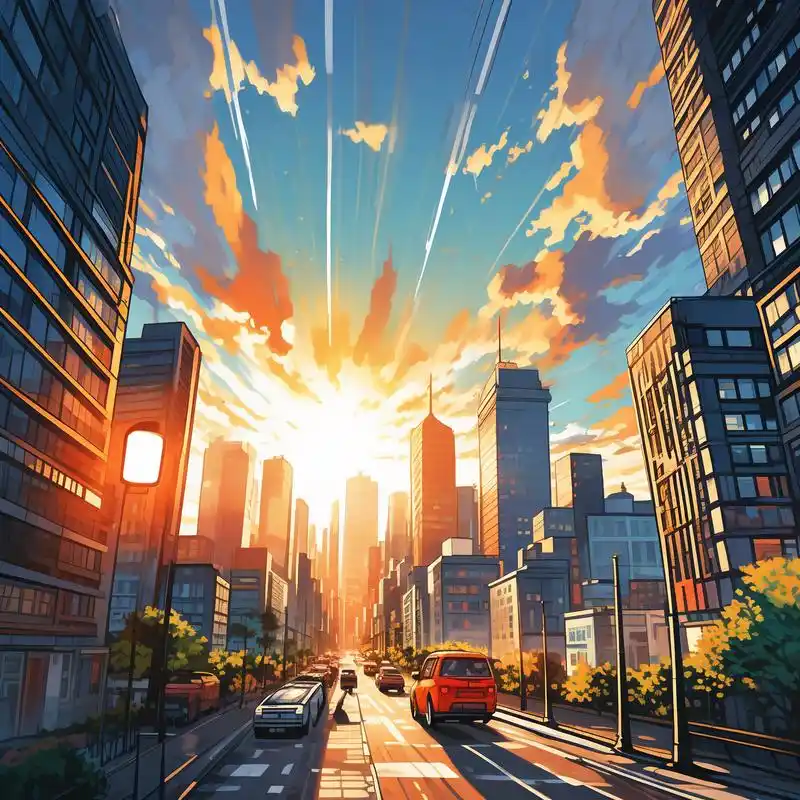 这些现代城市风景头像,带你领略不一样的都市风情.