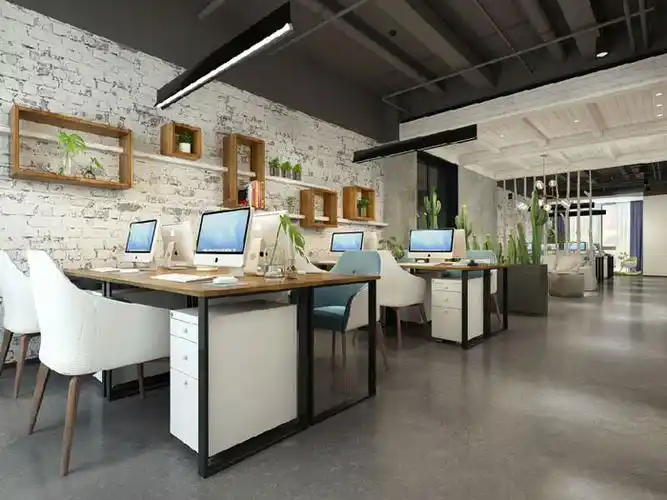简洁办公室装修设计效果图