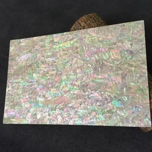 五彩中片渤海湾贝壳纸螺钿乐器木制工艺品镶嵌雕花贝薄片厂家批发