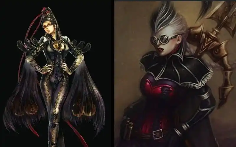 猎天使魔女:uzi薇恩成名一战皮肤原型,真正的猎天使魔女,薇恩原画遭遇