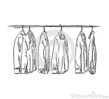 幼儿简笔画自己挂衣服