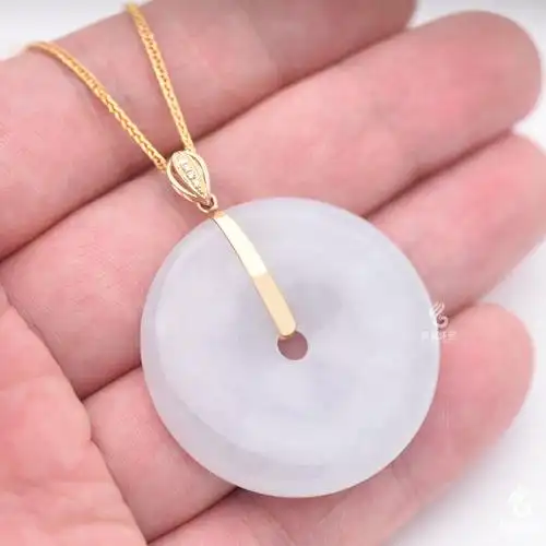 18k镶钻瓜子圆环卡扣母扣蜜蜡钻石镂空金翡翠其他