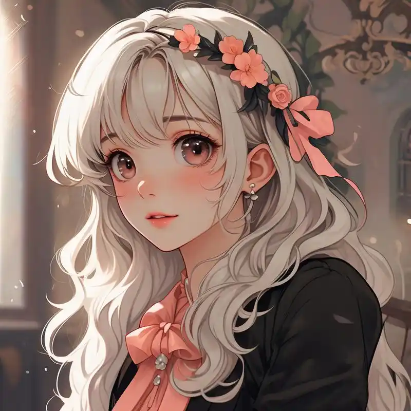 动漫风格女生头像来啦!优雅又可爱,每张都让人心动不已!