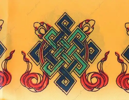 蒙古族图腾简笔画彩色