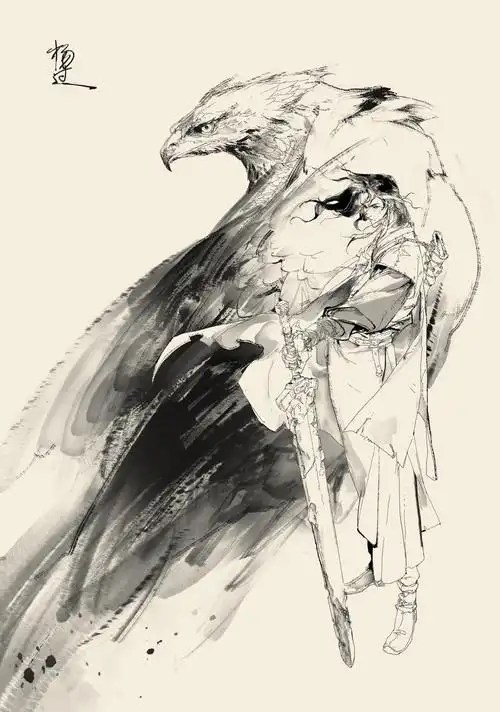 谁有杨过的插画或同人?