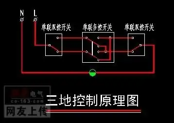 中间用2个双联按钮的开关,用502粘在一起
