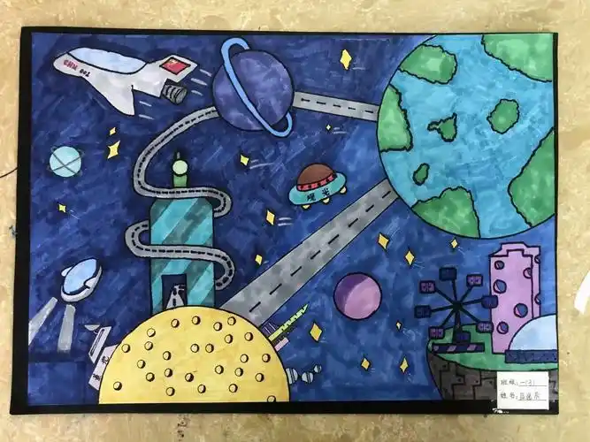 绘画筑梦 点亮未来——金沙明星学校科技绘画比赛活动