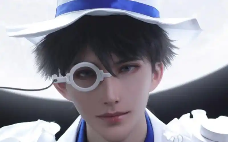 名侦探柯南cos 怪盗基德cos 小姐 今夜午时 我会准时来偷走你的心