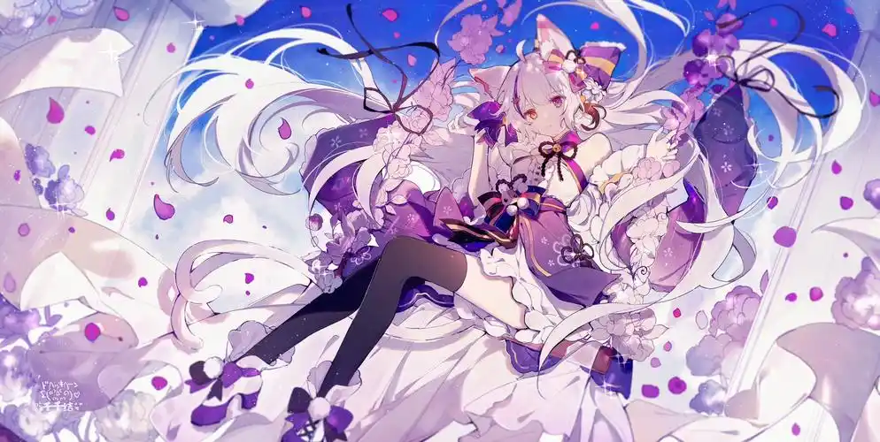 【p站画师】全是可爱的猫耳萌妹 中国美女画师千千結的插画作品 p站