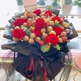 车厘子樱桃水果鲜花生日花束山西省晋中市平遥县灵石县同城店配送