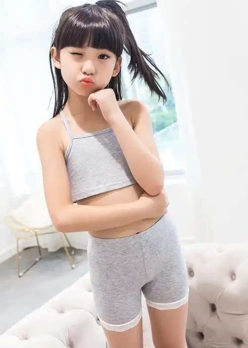 女童纯棉小背心内衣小学生女孩发育期912岁大童胸衣吊带儿童文胸四色