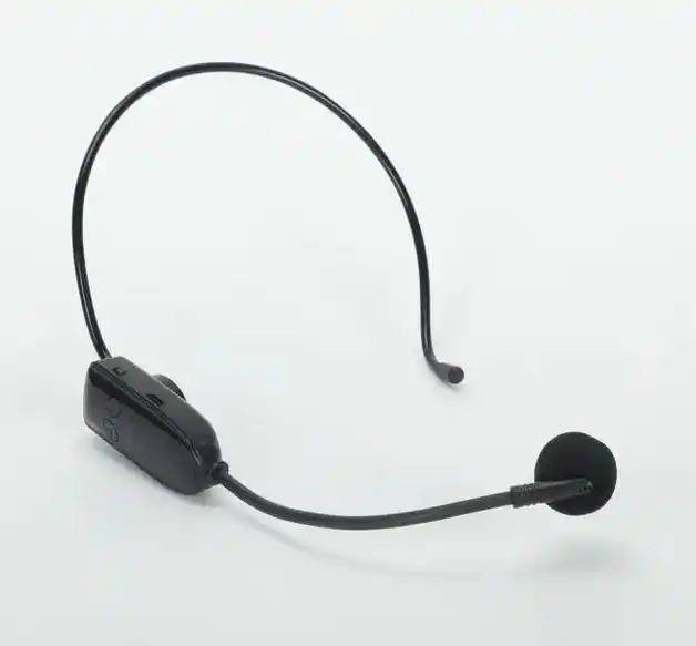 2.4g头戴式无线麦克风教师专用小蜜蜂扩音器耳麦会议演讲手持 - 抖音