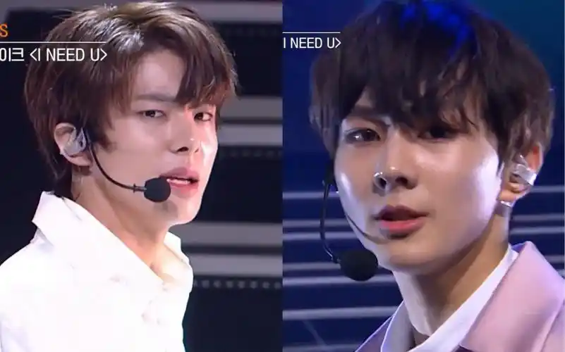 猫狗岛版i need u【梁祯元 沈载伦】i-land cover《i need you - bts