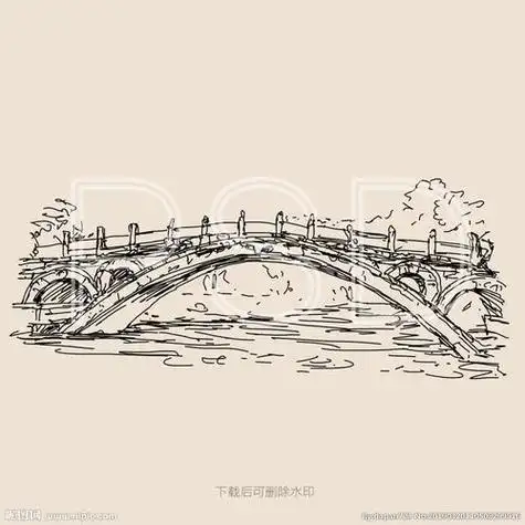 大桥简笔画图片儿童画 大桥简笔画图片儿童画简单