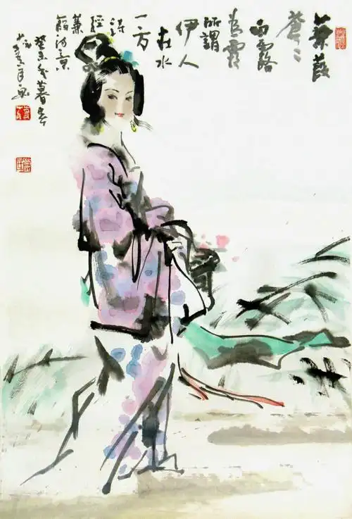 健康明媚的仕女新画卷 ——著名画家蒋为民仕女画卷赏析