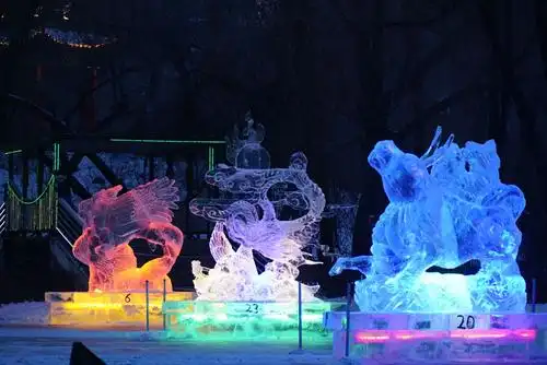 哈尔滨兆麟公园冰雕展