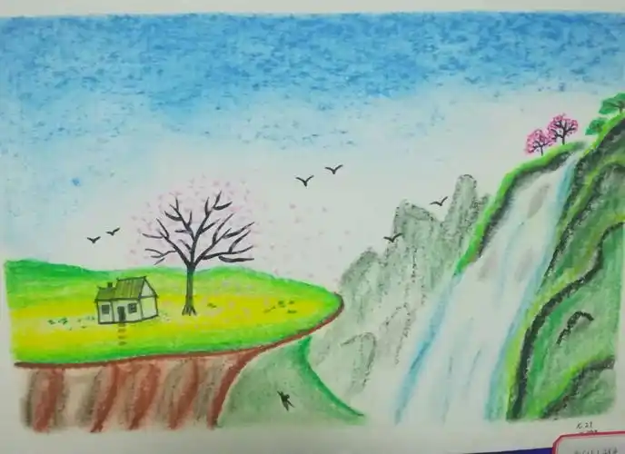 七23兰朋泽     风景画荣获二等奖