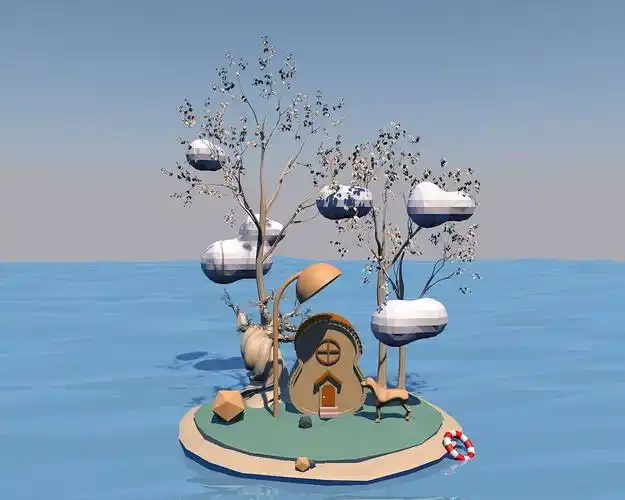 c4d建模|三维|场景|lujianxian - 临摹作品 - 站酷 (zcool)