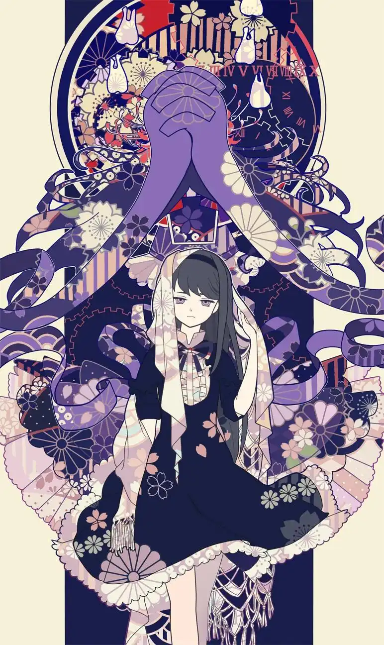 动漫同人插画手机锁屏壁纸