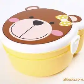 卡通动物便当饭盒