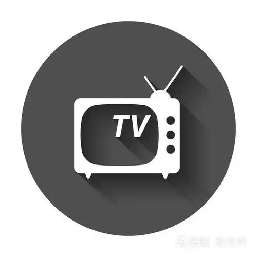 电视图标矢量图在平面样式.电视上的标志为 web 站点设计, logo, 应用