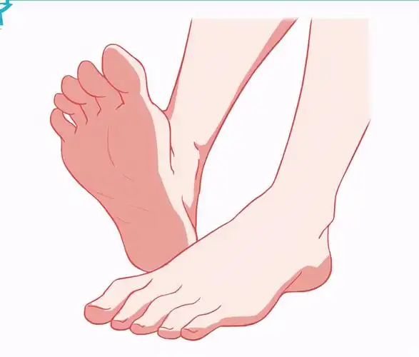 动漫脚部绘画教程