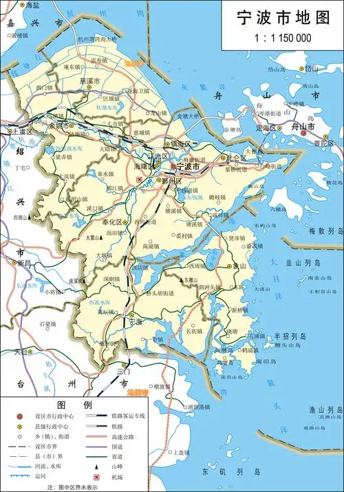 浙江宁波6区高清地图,越王勾践曾在此筑城-搜狐大视野-搜狐新闻