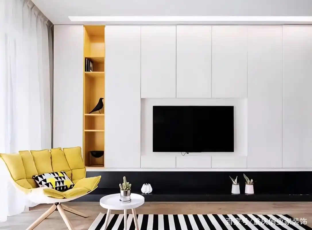 满墙电视背景柜设计有哪些讲究?一文告诉你