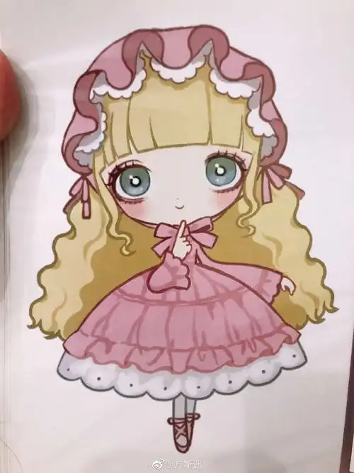 师院附小美术课堂(二十三)初级q版卡漫人物不同表情和姿势的表现