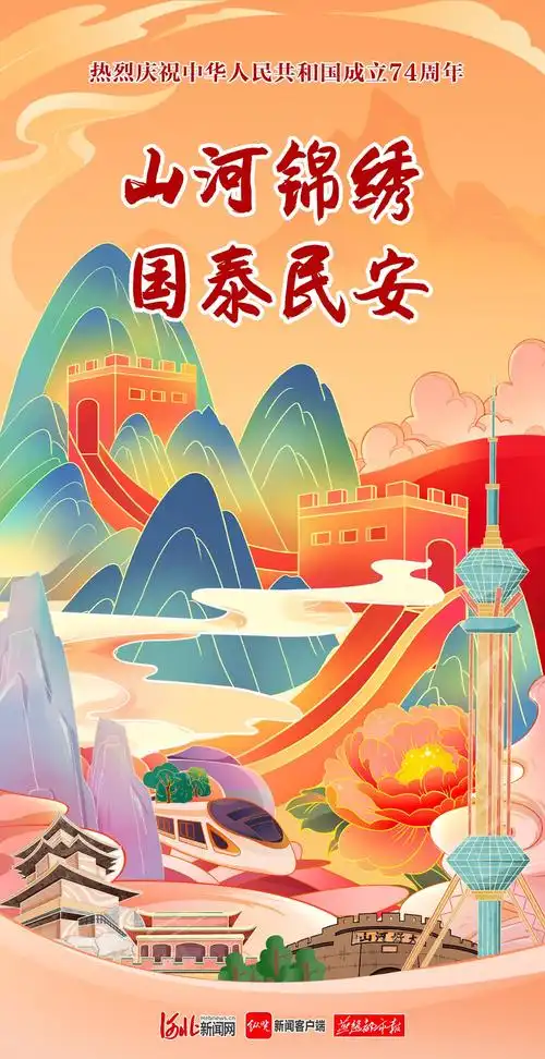 海报·国庆节|山河锦绣 国泰民安
