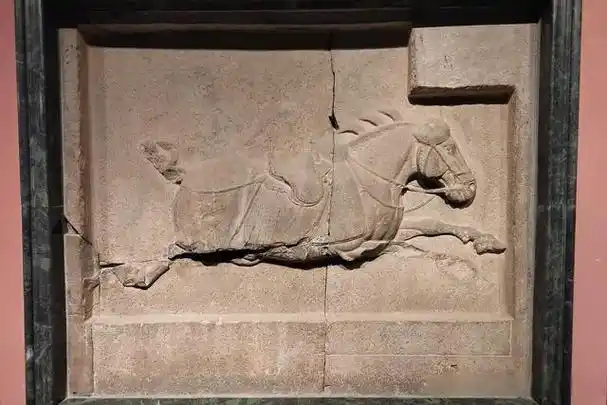 西安碑林博物馆:欣赏唐代"昭陵六骏"石刻