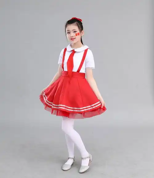 六一我和我的祖国合唱团服装中小学生红领巾朗诵少先队员儿童演出服